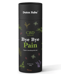Bye Bye Pain Organic Detox Bath Salt Soak (24 oz size)